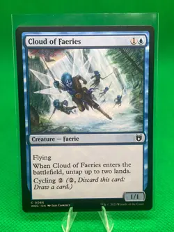MTG - CLOUD OF FAERIES - Wilds of Eldraine Com (C) - Image 1