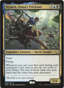 Nymris, Oona's Trickster R Commander Legends 288 - LP MTG - Image 1