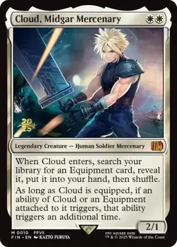 Cloud, Midgar Mercenary [FINAL FANTASY Prerelease Promo] - Image 1