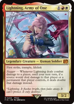 Lightning, Army of One [FINAL FANTASY Prerelease Promo] - Image 1