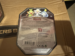 1-POKEMON 2022 GALAR PARTNERS INTELEON TIN FACTORY SEALED 4 PACKS SP HOLO - Image 2