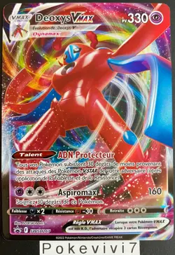 Carte Pokemon DEOXYS SWSH267 PROMO Ultra Rare Vmax Epee et Bouclier FR NEUF - Image 1