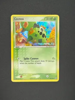 Cacnea 44/106 Reverse Holo MP - 2005 Pokemon EX Emerald - Image 3