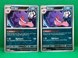 Pokemon Tcg Gengar 057/091 Sv: Paldean Fates Reverse & Non Holo - Image 1
