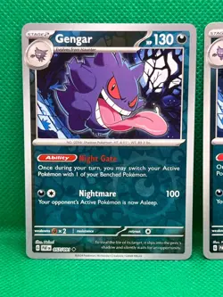 Pokemon Tcg Gengar 057/091 Sv: Paldean Fates Reverse & Non Holo - Image 2