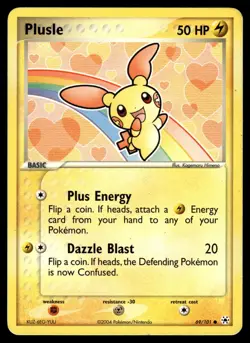 PLUSLE - 69/101 Common Hidden Legends Pokemon LP - Image 1