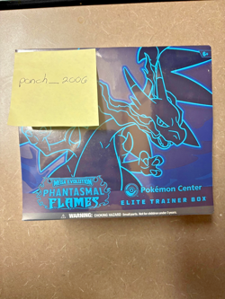 Mega Evolutions Phantasmal Flames Pokemon Center Elite Trainer Box Sealed - Image 1