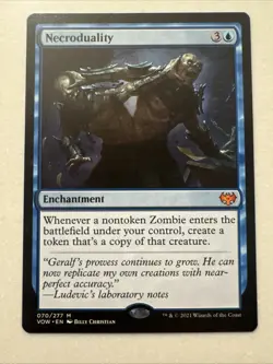 MTG 1x Necroduality # 70 Innistrad: Crimson Vow Magic the Gathering Card x1 NM - Image 1