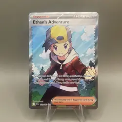 Pokemon TCG Ethans Adventure Full Art Card 221/182 Destined Rivals - NM - Image 1