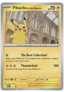 PRESALE Pokemon Pikachu x Natural History Museum Promo Card - Image 1