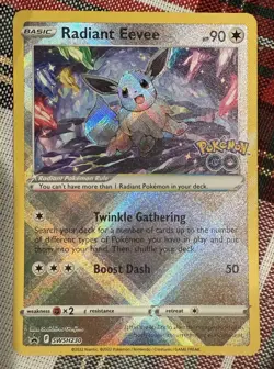 Pokemon TCG Radiant Eevee SWSH230 SWSH: Sword & Shield Promo Cards Holo - Image 1