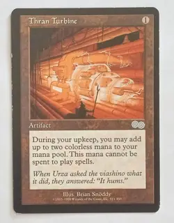 Magic MTG - Thran Turbine - Urza's Saga - MP - Image 1