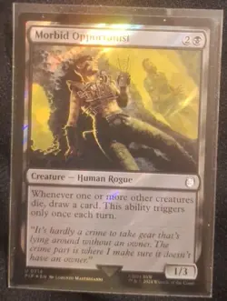 Morbid Opportunist (Surge Foil) Universes Beyond: Fallout Foil - Image 1