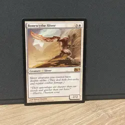 MTG Magic The Gathering- BONESCYTHE SLIVER, Magic 2014 - Image 1