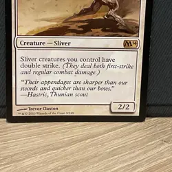 MTG Magic The Gathering- BONESCYTHE SLIVER, Magic 2014 - Image 2