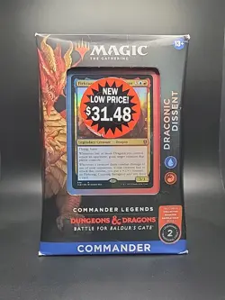 Magic Legends Battle for Baldur's Gate Draconic Dissent Commander Deck MTG Read - Image 2