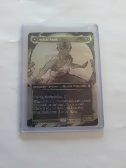Avatar Aang (Borderless) Foil Avatar: The Last Airbender Magic The Gathering MTG - Image 1