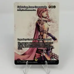 Magic: The Gathering - Final Fantasy FCA - Lightning, Lone Commando Mythic - NM - Image 1