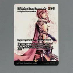 Magic: The Gathering - Final Fantasy FCA - Lightning, Lone Commando Mythic - NM - Image 2