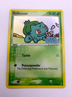 Pokemon Card - Reverse-Holo Bulbasaur 45/100 EX Crystal Guardians *LP* Common - Image 1