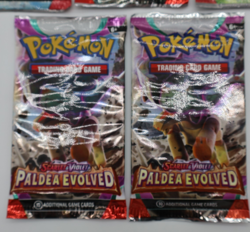 Pokemon TCG Scarlet & Violet Paldea Evolved Booster Pack Lot of 5 New Sealed - Image 3