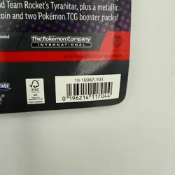 Pokemon 2 Pack Blister - Team Rocket's Articuno, Zapdos, Tyranitar - New Sealed - Image 3