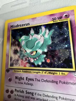 Misdreavus Holo Rare 1st Edition Neo Revelation 11/64 WOTC Vintage Pokemon Mint - Image 3