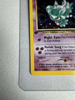 Misdreavus Holo Rare 1st Edition Neo Revelation 11/64 WOTC Vintage Pokemon Mint - Image 4