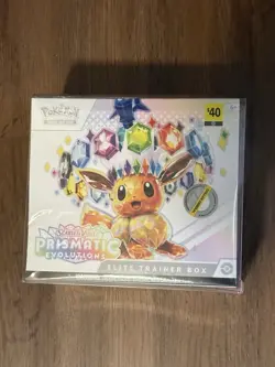 Pokemon TCG Scarlet Violet Prismatic Evolutions ETB Elite Trainer Box New Sealed - Image 1