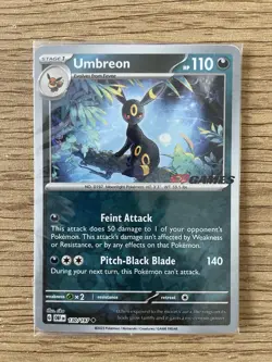 Umbreon EB Games Promo 130/197 | Obsidian Flames | Mint & Sealed | Pokemon TCG - Image 1