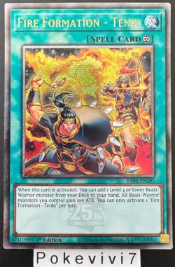 Carte YU-GI-OH! FIRE FORMATION - TENKI RA04-EN201 QCSR NEUF - Image 1