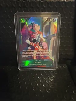 Perona (Parallel) OP09-034 Emperors in the New World - English Alt Art NM Foil - Image 1