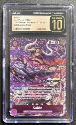 One Piece Tournament Promo Celebration Pack Kaido #ST04-003 *CGC 10 PRISTINE* - Image 1