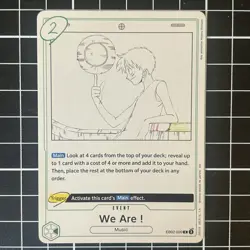 We Are! EB02-020 R Anime 25th Collection - ONE PIECE Card Game English - Image 1