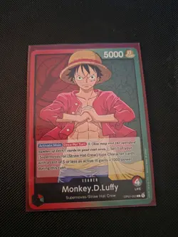 MONKEY D LUFFY OP01-003 ROMANCE DAWN ONE PIECE CARD GAME (PRE-ERRATA, NM) - Image 1