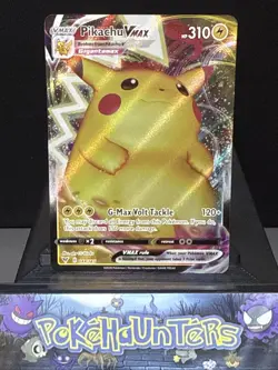 Pokemon Card Pikachu VMAX 044/185 Vivid Voltage Full Art Rare Near Mint - Image 1