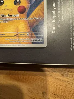 Pokemon x Van Gogh: Pikachu with Grey Felt Hat - 085 Promo Card - - Image 4