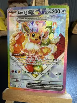 Pokemon TCG Eevee EX 174 Prismatic Evolutions Black Star Promo Card - Image 1