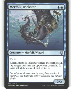 Merfolk Trickster - Dominaria - MTG - Uncommon - #56 - NM - Image 1