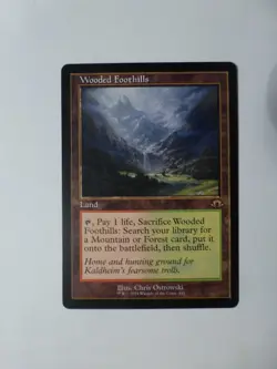 MtG Modern Horizons 3 Retro Frame Wooded Foothills 441 M/NM Flat Ship VCT123869 - Image 1