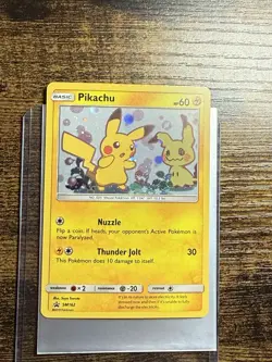 Pokemon TCG Pikachu SM162 Promo Team-Up Blister LP - Image 1