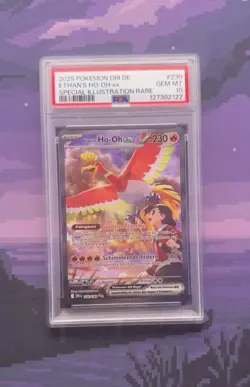 Pokemon Klarins Ho-Oh Ex - PSA 10 - Ewige Rivalen 230/182 Deutsch German SAR - Image 1