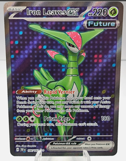 Iron Leaves ex 186/162 Pokemon Temporal Forces Full Art Ultra Rare Holo - Image 1