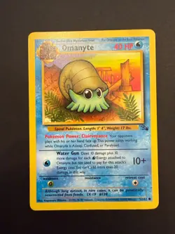 Lot Of 18 - Pokemon TCG Omanyte Fossil 52/62 Regular Near Mint! - Image 2