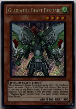 Gladiator Beast Bestiari Secret Rare Legendary Collection 2 LCGX-EN237 LP - Image 1