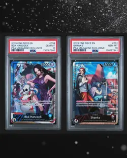 One Piece Boa Hancock and Shanks PSA Magazine Promo 2025 SEQUENTIAL PSA 10 Gem - Image 1