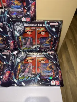 Bandai Trading Card Games One Piece Illustration Box Vol 6 - LOT OF 5 Boxes NEW - Image 2