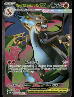 Pokemon Cards Mega Charizard X ex 109/094 Phantasmal Flames Ultra Rare NM - Image 1