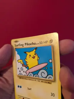 Surfing Pikachu 111/108 Evolutions Secret - Rare Pokemon Card Great Condition - Image 3