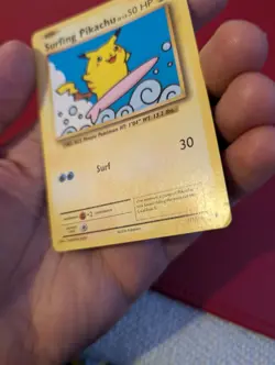 Surfing Pikachu 111/108 Evolutions Secret - Rare Pokemon Card Great Condition - Image 4